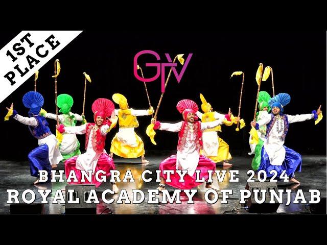 Royal Academy of Punjab - First Place Live Bhangra Category at Bhangra City Live 2024