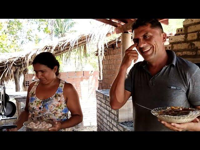 ALMOÇO  E BEIJU NA CASA DA JANAINA