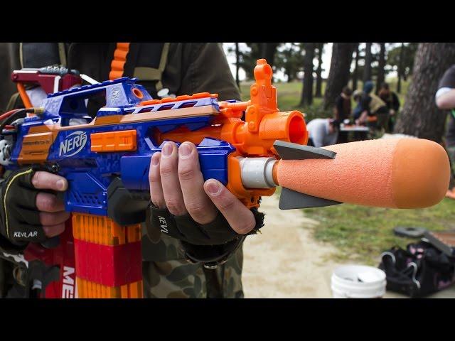 Rhys' Loadout - Air Compressor RapidStrike & Rebarreled RotoFury | Make Test Battle - Melb Nerf War