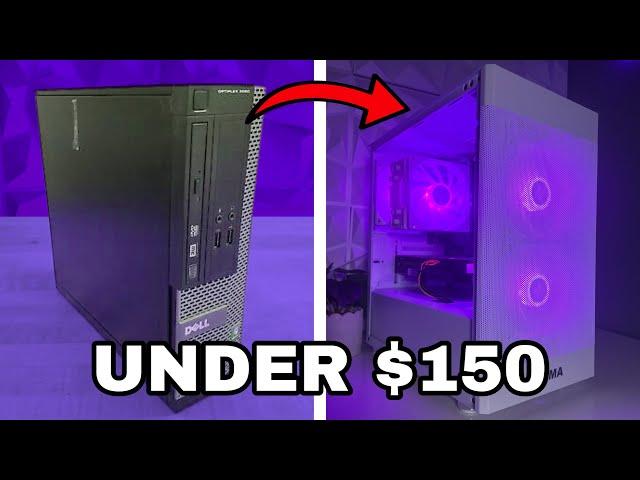 BUILDING A $150 GAMING PC! Optiplex 3020 SFF Case Swap...