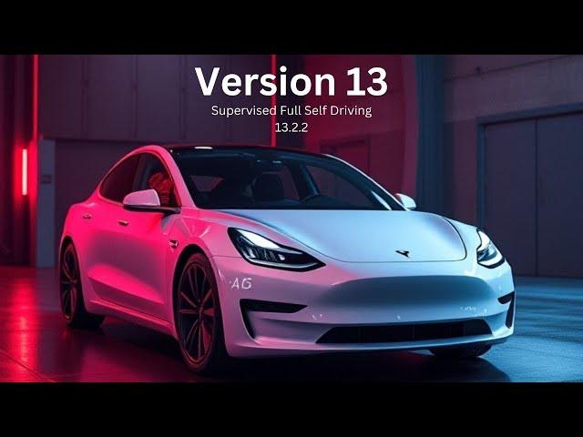 New Update Version 13.2.2 - Supervised Full Self Driving - Tesla Model 3 - Navigate to Aspire Coffee