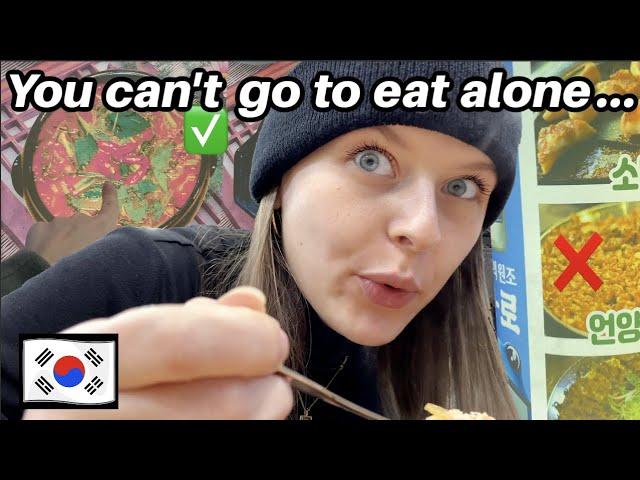 How to eat out alone in South Korea! Tips & advice~