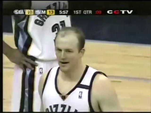 2005 NBA Season Seattle Sonics @ Memphis Grizzlies - 2005/03/29 (Gasol 24p; Allen 22p; James 22p)