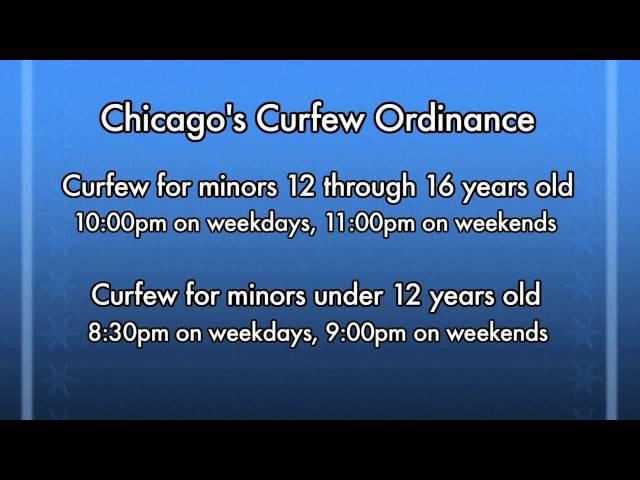 Chicago Curfew Ordinance