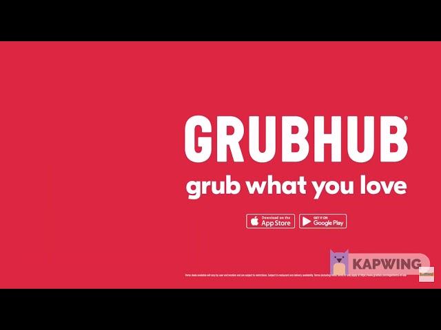 Grubhub commercial in reverse