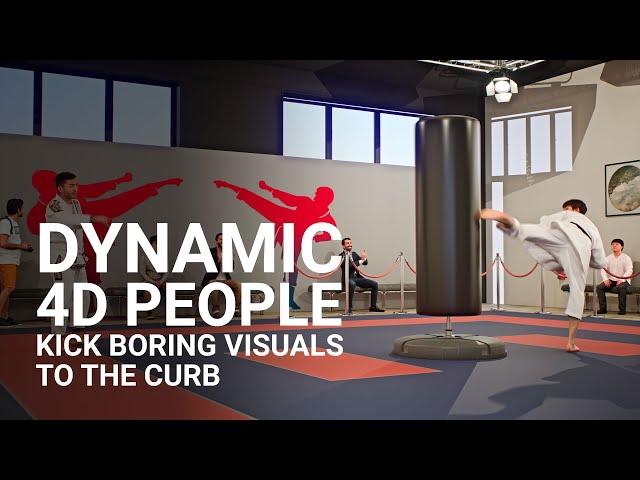 AXYZ design anima® 5 | Dynamic 4D people models