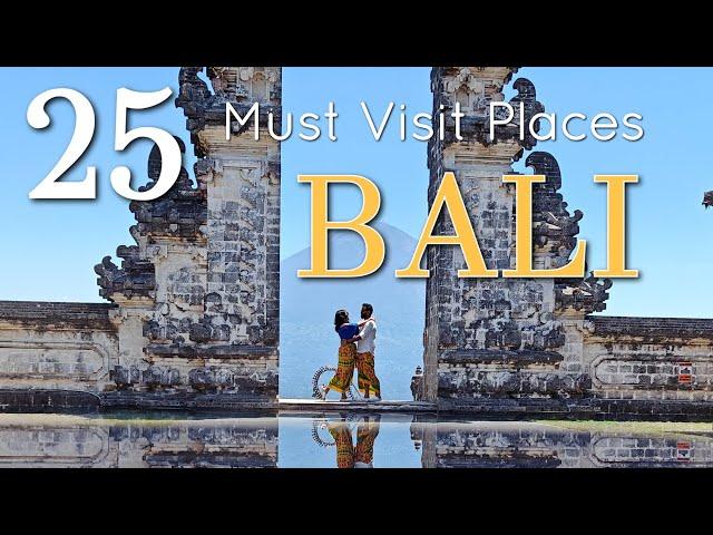 25 Must Visit Places in BALI | Bali Tourist Places | Bali Travel Guide | Bali Vlog 2024