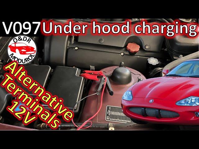 Charging the battery without boot access V97 Jaguar XK8 / XKR (X100)