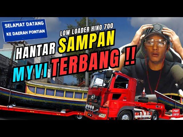 HANTAR SAMPAN KE PONTIAN NAMPAK MYVI TERBANG ! KERAS BETUL JALAN BELAKANG KALI INI !