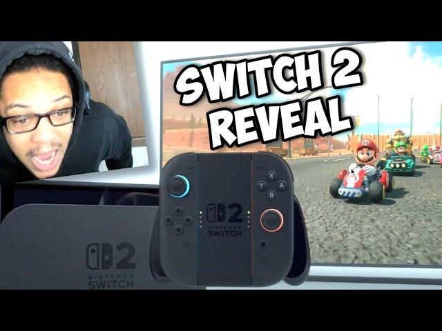 Nintendo Switch 2 – First look trailer REACTION || MARIO KART 9 REVEAL