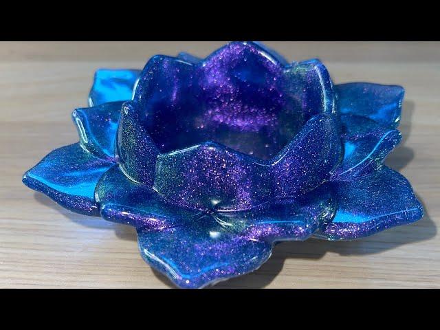 Lotus Flower Resin Demolding