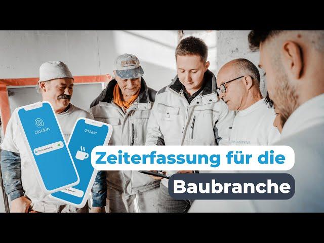 #6 | Zeiterfassung für die Baubranche | clockin