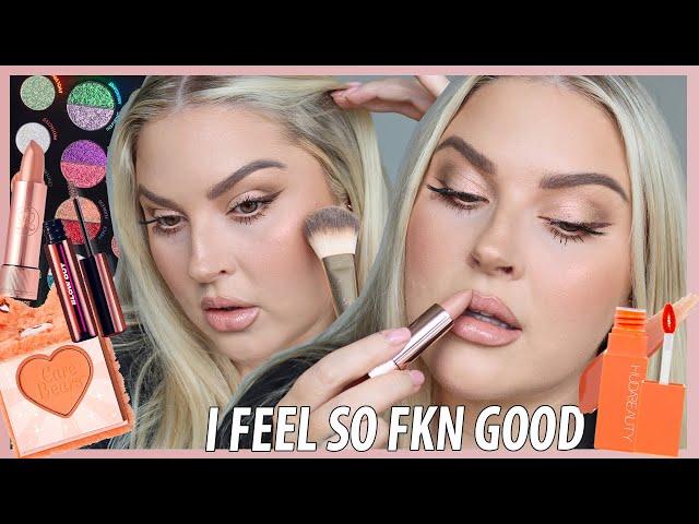 (highly requested) FEEL GOOD MAKEUP  grwm soft peach glam