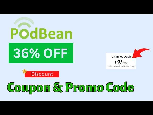 36% OFF PodBean Coupon and Promo Code November 2024