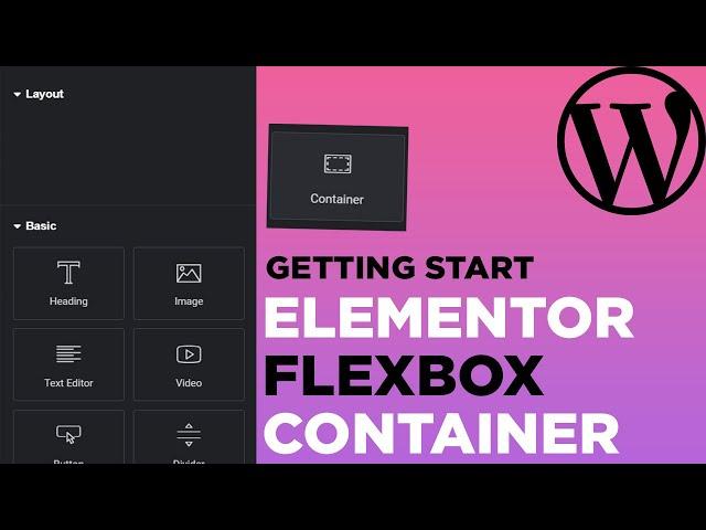 Elementor Flexbox Container Tutorial