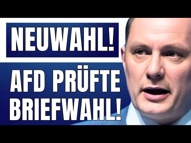 BREAKING: AFD prüfte Briefwahl und stellt Unfassbares fest!