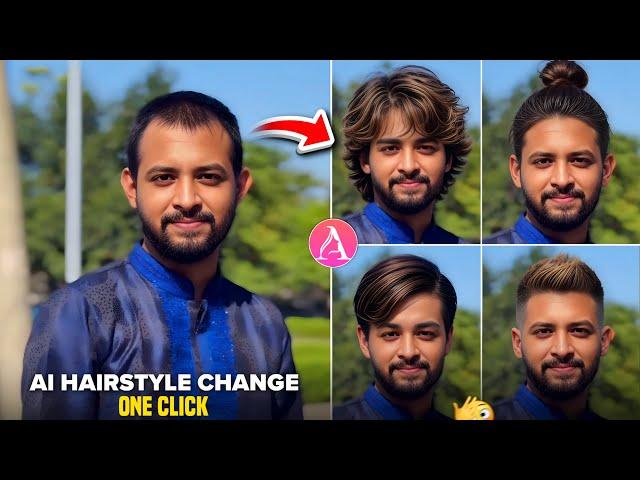 Ai Hair Style Change | One Click Hairstyle Change | Hair Style Photo Editing