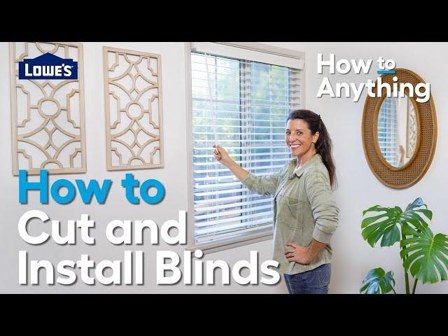 How to Install and Trim Blinds | How To Anything