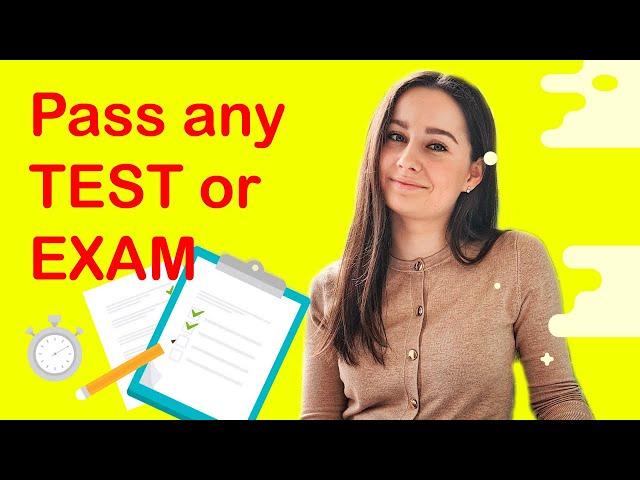 How to Successfully pass any EXAM or TEST