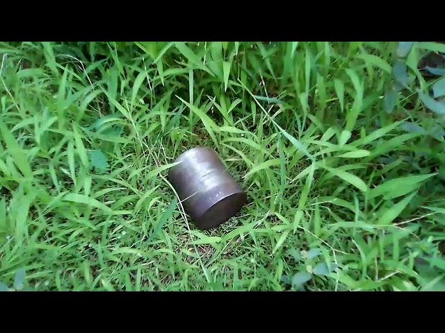 Anti-tank Landmine explosion (Feel the metal sound)
