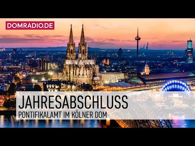 Pontifikalamt zum Jahresabschluss im Kölner Dom am 31.12.2024