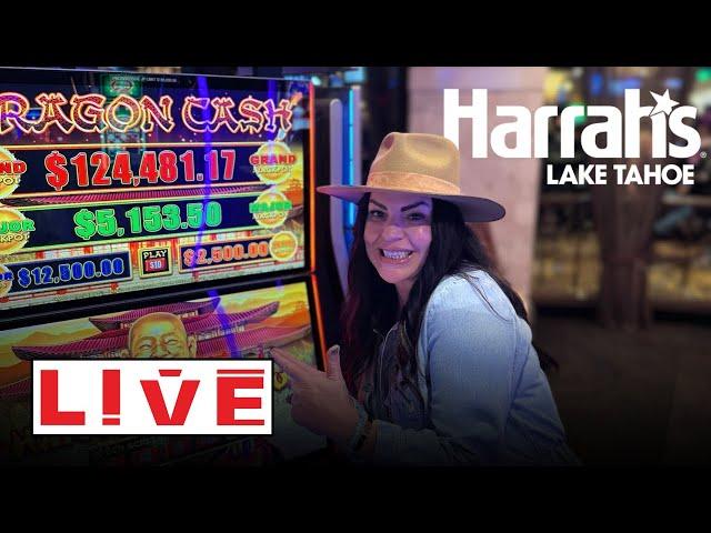  LIVE: BACK AT THE LUCKY GRAND SPOT! High-Limit at Harrah's Lake Tahoe | Jackpot Slot Spot