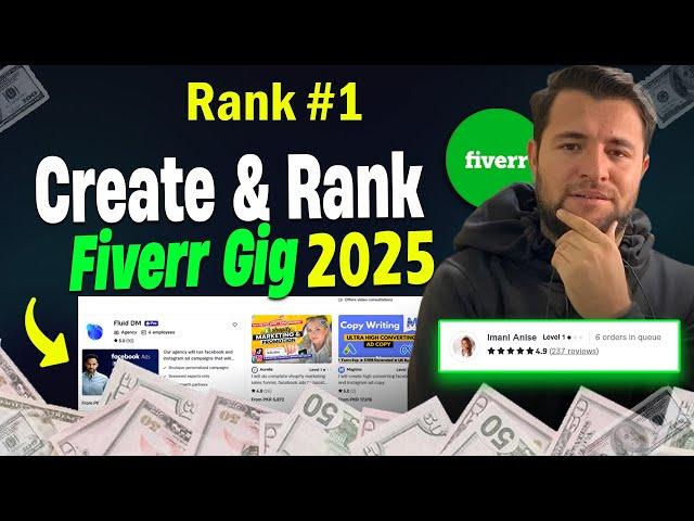 How To Rank Your Fiverr Gig #1 - Fiverr Gig SEO and Keyword Research 2025 | First Order on Fiverr