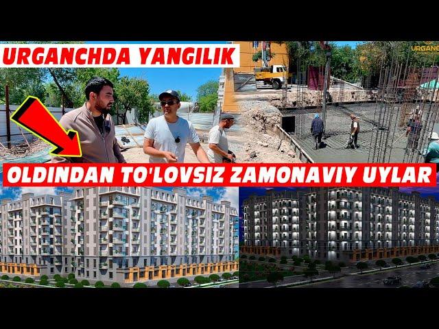 Urganchda yangilik Oldindan to'lovsiz kvartiralar Urganch sohil bo'yi uylari, Zamonaviy uylar