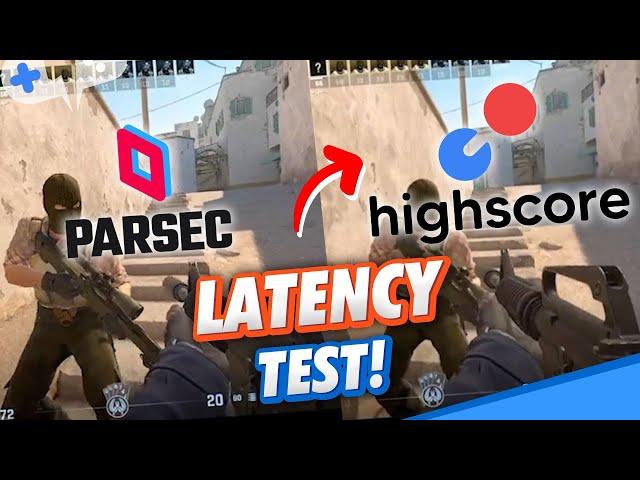 Highscore LATENCY Test vs PARSEC App