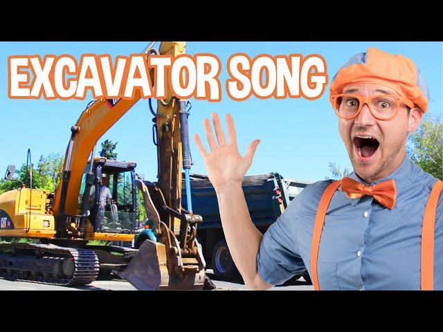 I'm An Excavator | Excavator Song For Toddlers | Educational Songs For Kids