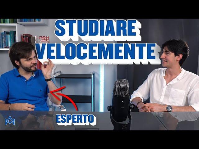 Come STUDIARE VELOCEMENTE con @alessandrodeconcini-adc - Metodo di studio