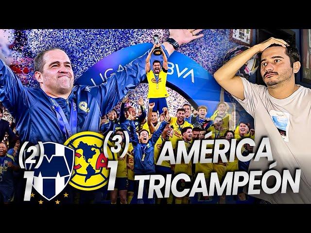 RAYADOS 1 (2-3) 1 AMÉRICA || FINAL DE VUELTA || REACCIÓN