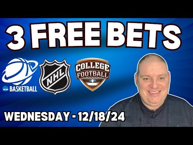 Wins-Day 3 Free Betting Picks & Predictions - 12/18/24 l Craig's Picks & Parlays l #freebets