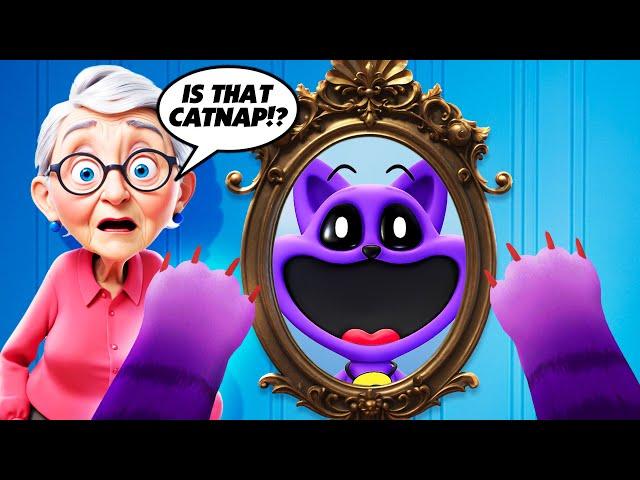 Crazy Cat Tranforms Into CATNAP And HUNTS Grandma! - I Am Cat VR
