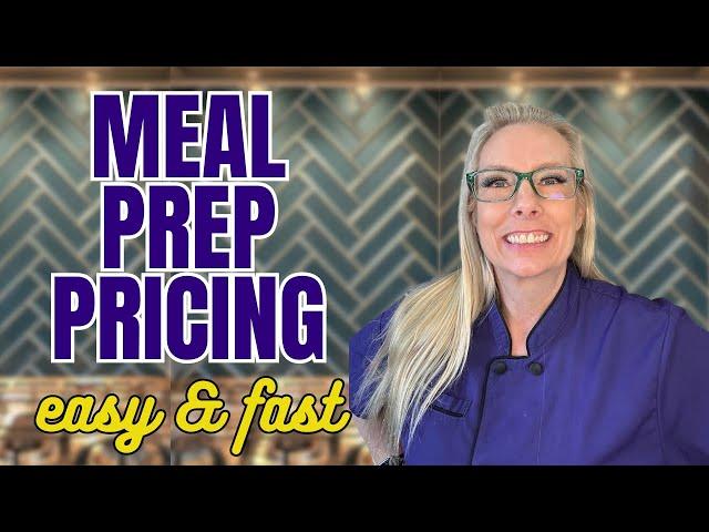 How to price your meal prep services