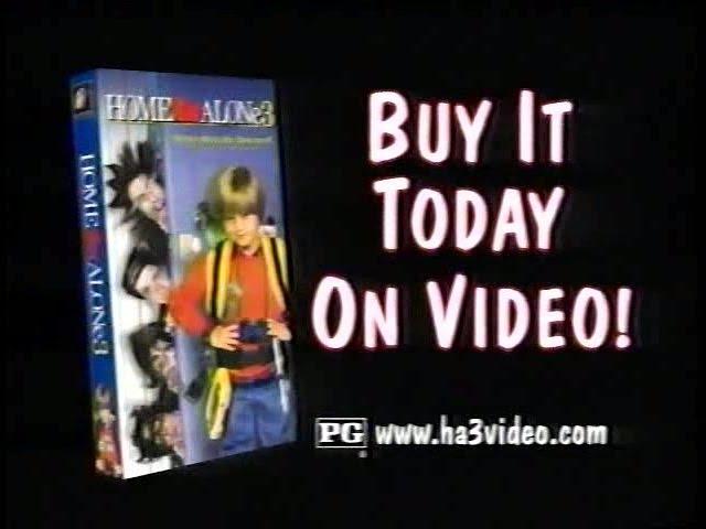 Home Alone 3 VHS Commercial (1998)