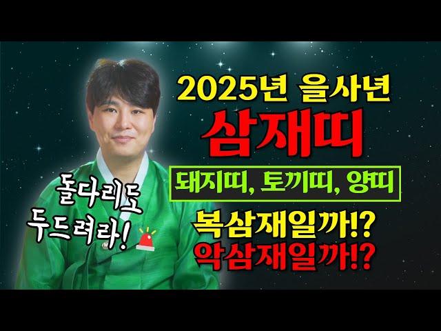 2025년 을사년 삼재띠 [돼지띠, 토끼띠, 양띠] 복삼재일까!? 악삼재일까!? /의정부용한점집 [더샤머니즘]