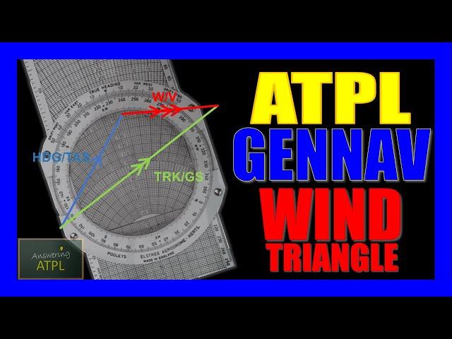 Wind Triangle | The Triangle of Velocities Problems | General Navigation | EASA ATPL