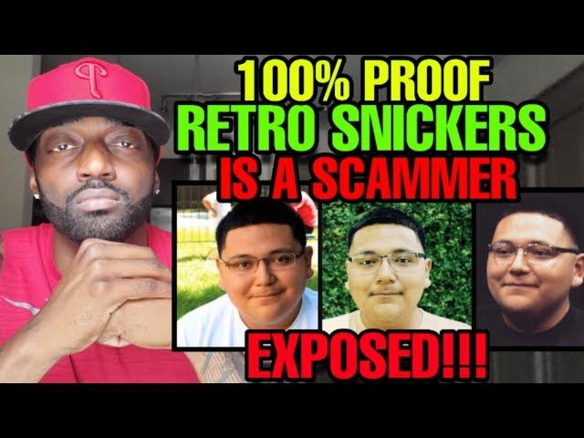 100% PROOF RETRO SNICKERS IS SCAMMING & STEALING MONEY!!