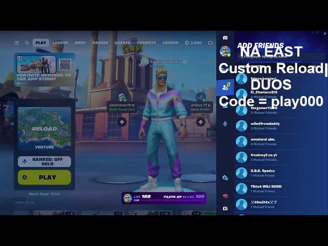 Reload Customs NA East w viewers