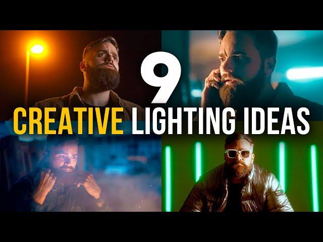 9 EASY Lighting Setups that make EVERYTHING CINEMATIC!