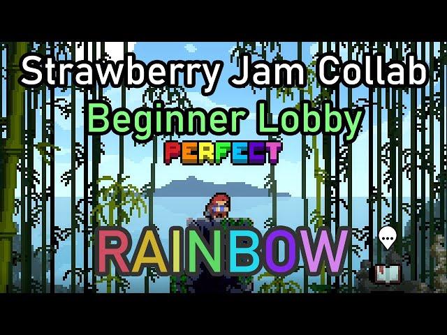 Strawberry Jam Collab Beginner Lobby All Maps Full Clear Silver + Golden + Rainbow Berry