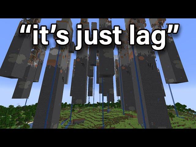 Minecraft but LAG is NORMAL