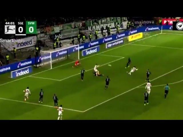 Mario Gotze Goal - Eintracht Frankfurt vs Werder Bremen (1-0), Goals Results And Extended Highlights