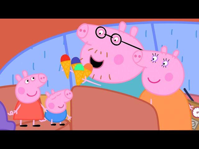 Car Picnic in the Rain ️  Peppa Pig and Friends Full Episodes