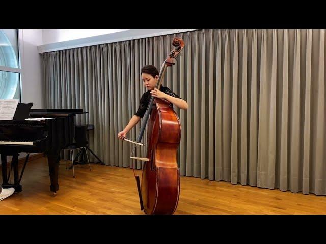 Koussevitzky: Concerto for Doublebass Mov.1 Sanghee Han Kontrabass