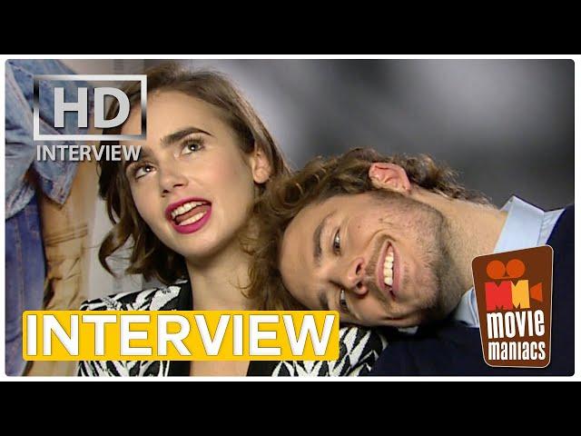 Love Rosie | Lily Collins & Sam Claflin on love movies, friendship and (w)rapping INTERVIEW