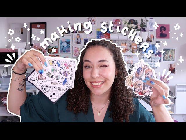 How I Make Stickers  Die Cut & Kiss Cut Sticker Sheets Tutorial