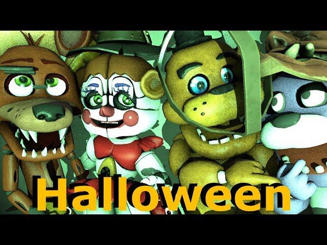 Baby Foxy Halloween - Too Spooked for Trick or Treating FNAF SFM Animation