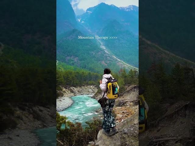 Mountains are the best therapists. Agreed? #travel #travelamore #mountains #therapy #trekking